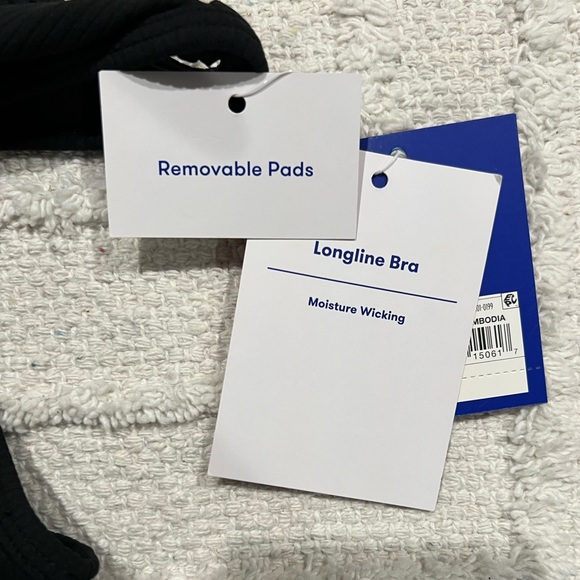 JOYLAB Black Croo Sports Bra Criss Cross Front- Size XS - Picture 4 of 4